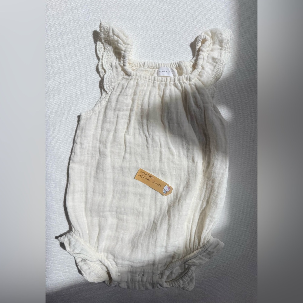 Jamie Kay muslin lace playsuit